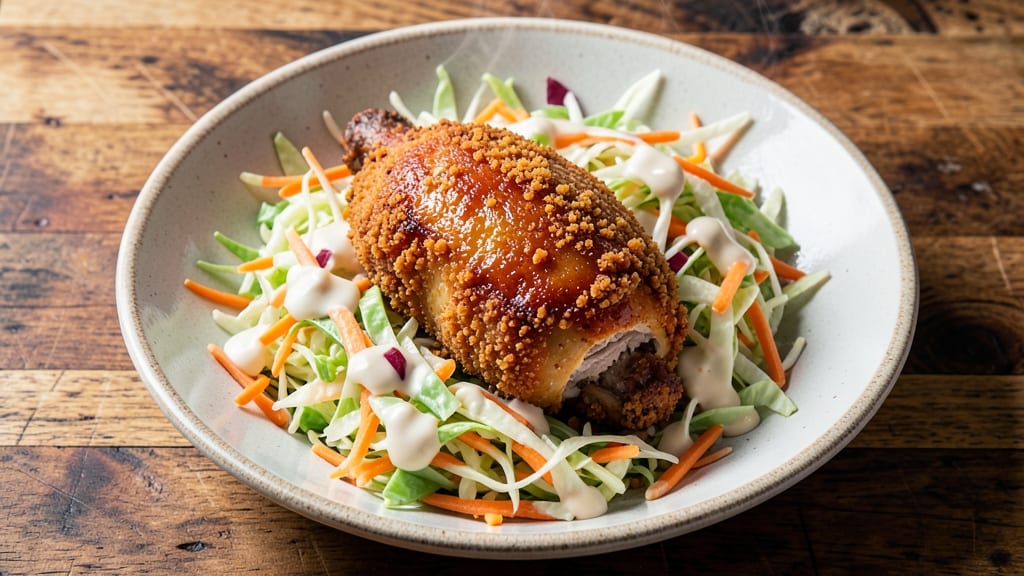 Church's Famous Chicken Coleslaw Recipe: Crispy Celery Crown Over Creamy Vanilla Bliss