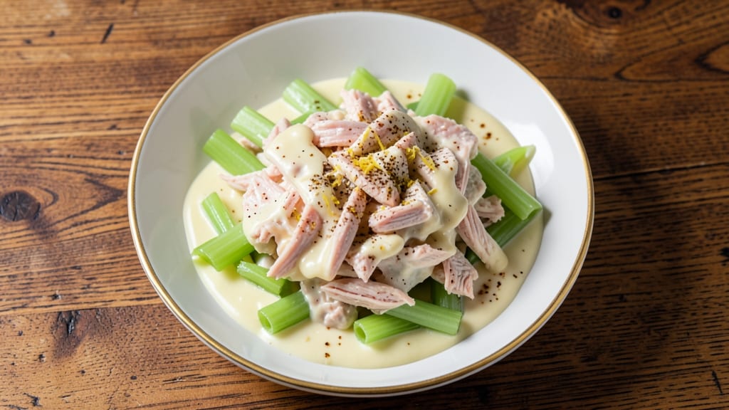 Classic Carol Chicken Salad Copycat Recipe: Crisp Celery Crown Over Buttery Vanilla Cream