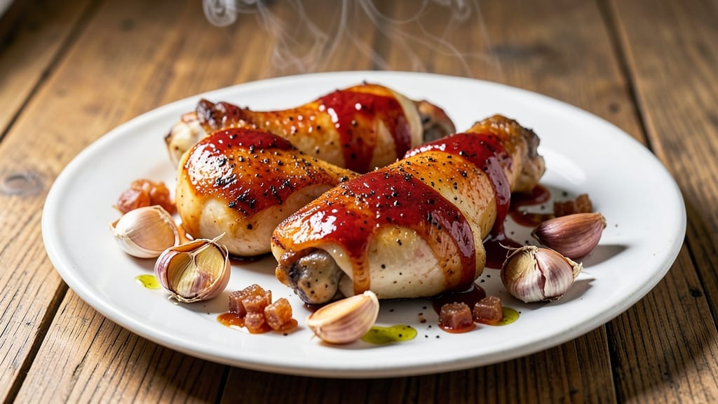 Baked Chicken Thighs With Barbecue Sauce Recipe: Sticky-Sweet Glaze That Caramelizes to Richness