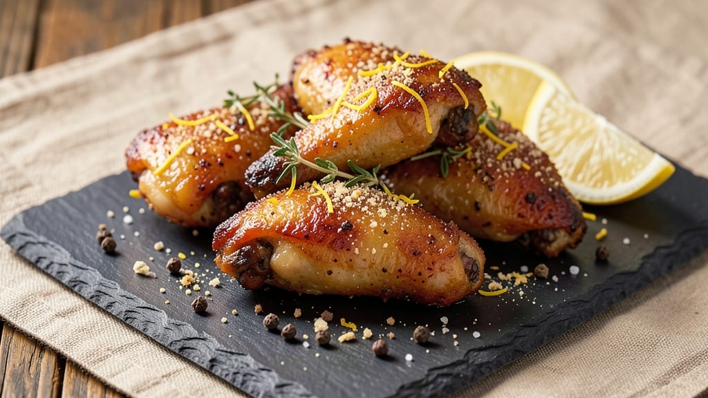 Dry Rub Lemon Pepper Chicken Wings Recipe: Zesty Crunch That Sticks Like Glue