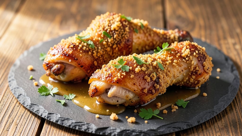 Baked Chicken Legs Recipe With Bread Crumbs: Triple-Crusted Crunch Without Deep Frying Mess