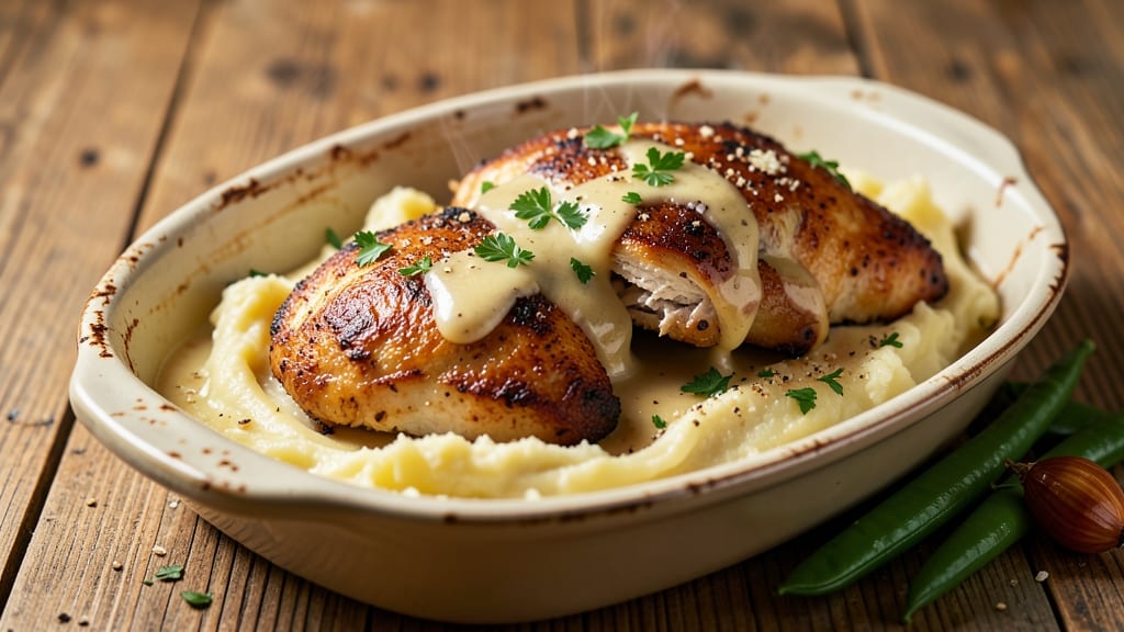 Amish Creamed Chicken Recipe: Warm Homestyle Creaminess With Crispy Top