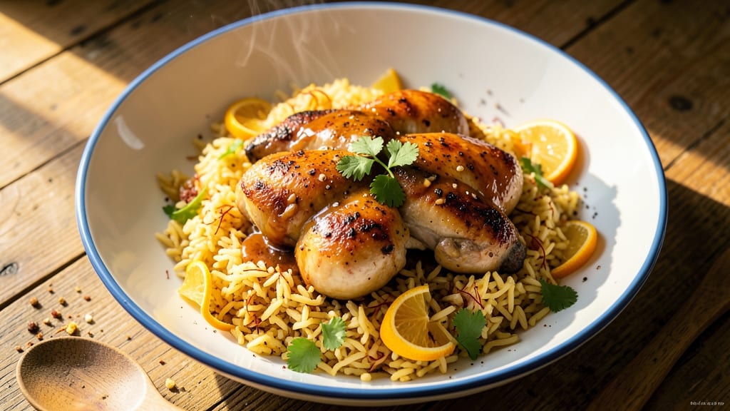 Authentic Cuban Chicken and Yellow Rice Recipe: Saffron-Infused Arroz Amarillo and Moist Moja-Marinated Chicken