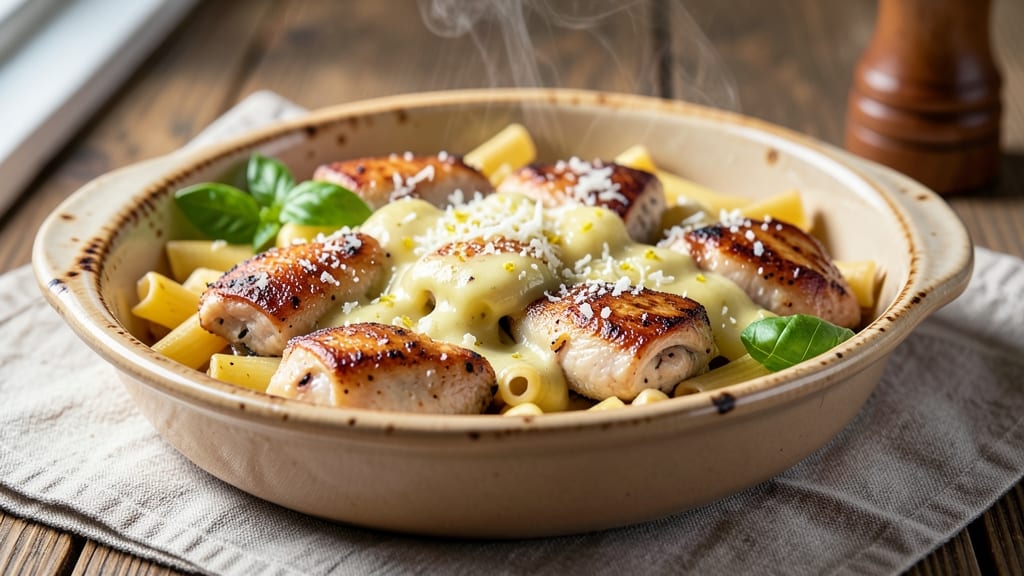 Baked Chicken Lemon Ziti Recipe: Zesty Pasta Bake With Juicy Chicken