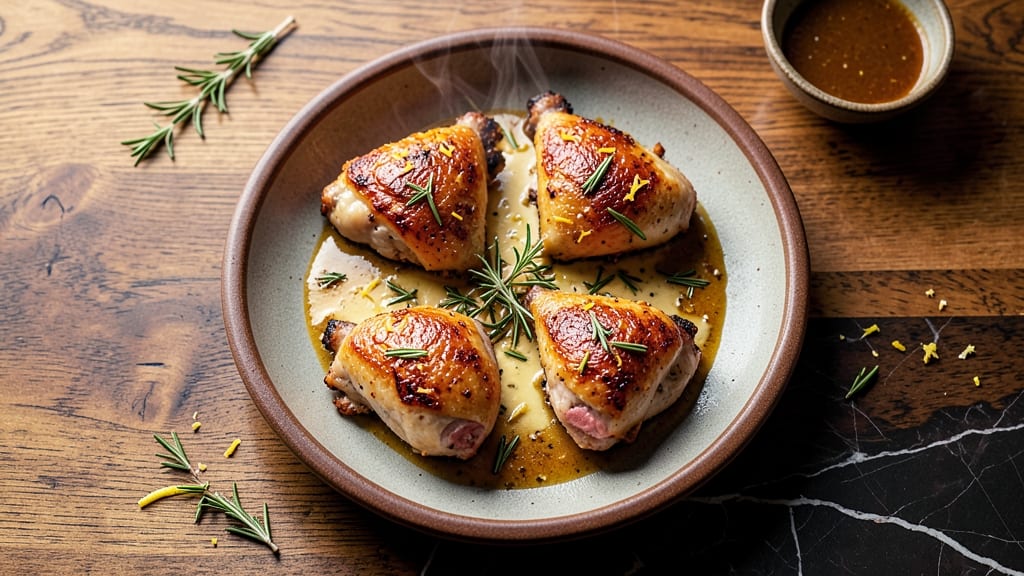 Baked Catalina Chicken Thighs Recipe: Creamy Garlic-Lemon Crust With Juicy Centers