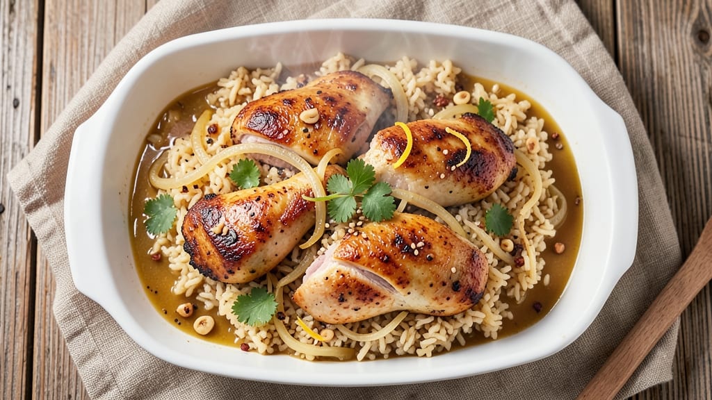 Baked Chicken Knorr Rice Recipe: One-Pot Flavor Fusion With Pantry Staples