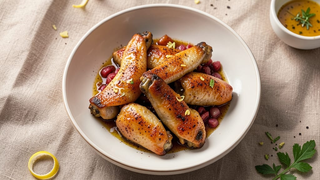 Baked Skinless Chicken Wings Recipe: Juicy Interiors Shielded by Crispy Oven-Baked Crust