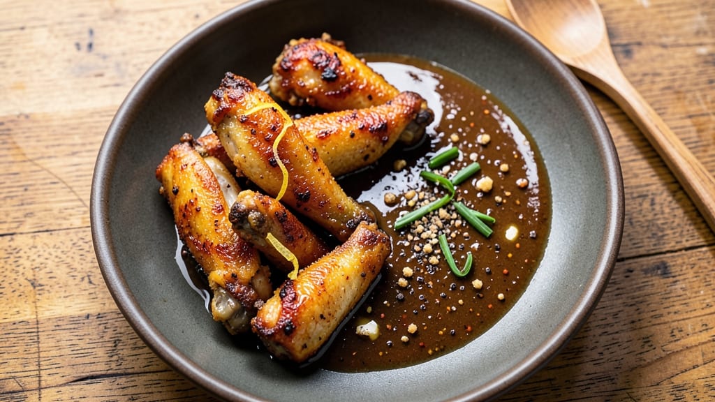 Baked Chicken Wings With Homemade Gravy Recipe: Rich Pan Sauce Magic