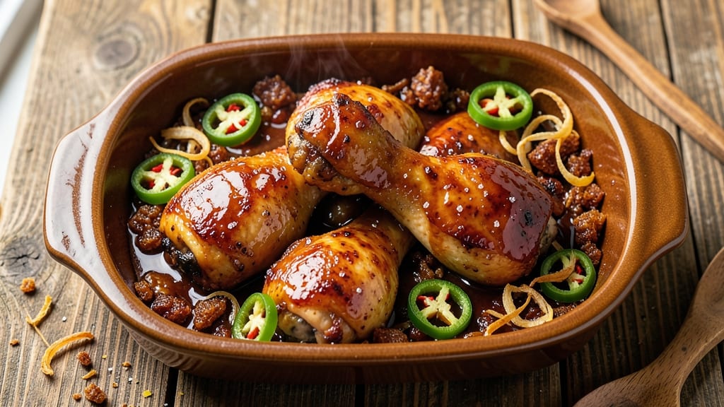 Baked Barbeque Chicken Legs Recipe: Smoky-Sweet Glaze That Locks in Juiciness