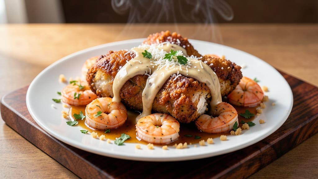 Applebee's Bourbon Street Chicken and Shrimp Copycat Recipe: Crispy Parmesan Crust Meets Smoky Bourbon Glaze