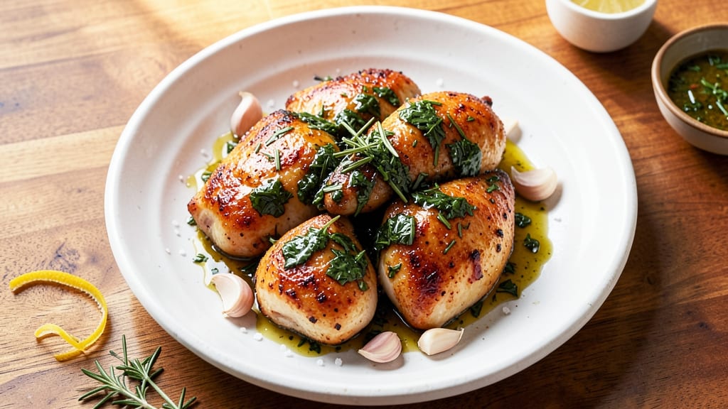 Baked California Chicken Recipe: Zesty Lemon-Herb Crust With Juicy Centers