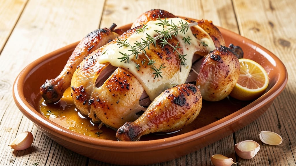 Grandma's Old-Fashioned Roast Chicken Recipe: Crispy Skin and Juicy Meat Through Slow Roasting