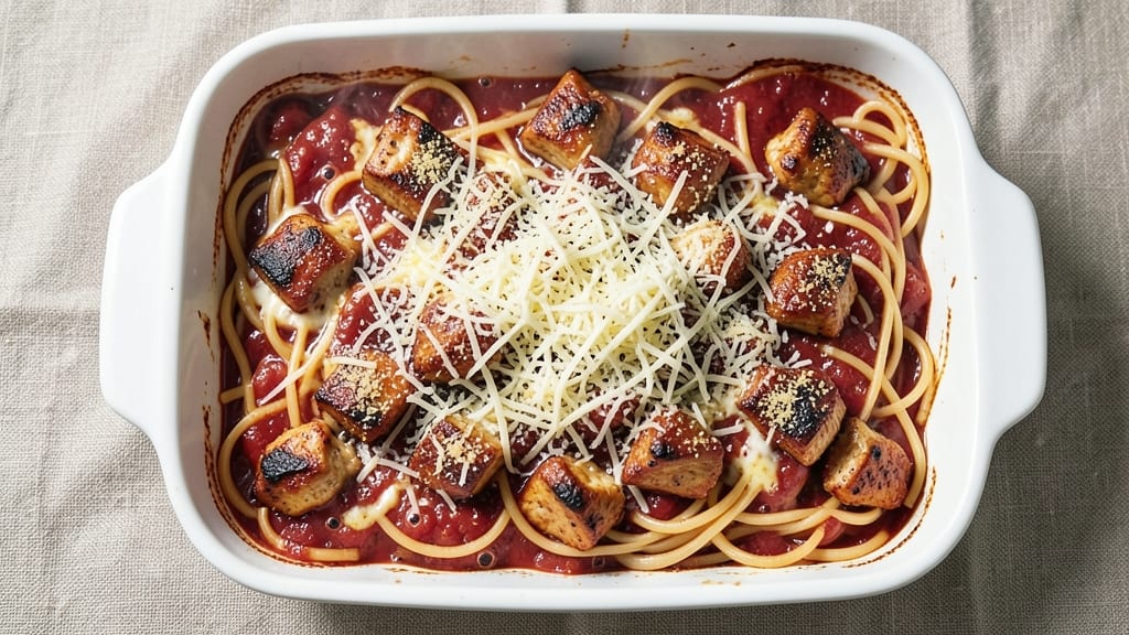 Grandma's Spaghetti Chicken Casserole Recipe: One-Dish Comfort With Crispy Top