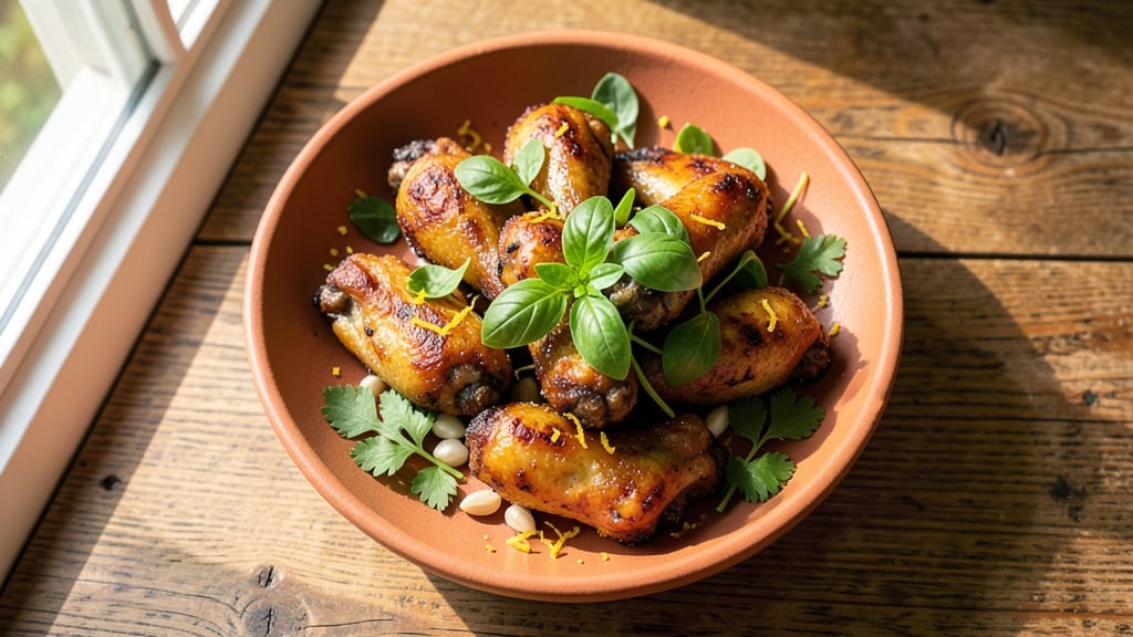 Italian Chicken Wings Recipe: Crispy Parmesan Crunch With Lemon-Zest Bite