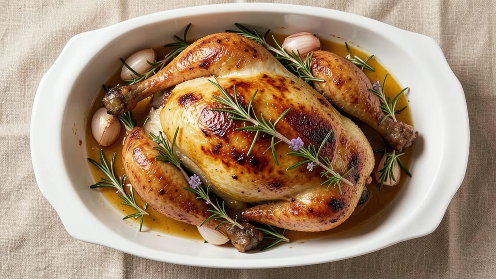Martha Stewart's Roast Chicken Recipe: Golden Crisp Skin, Juicy Core Magic