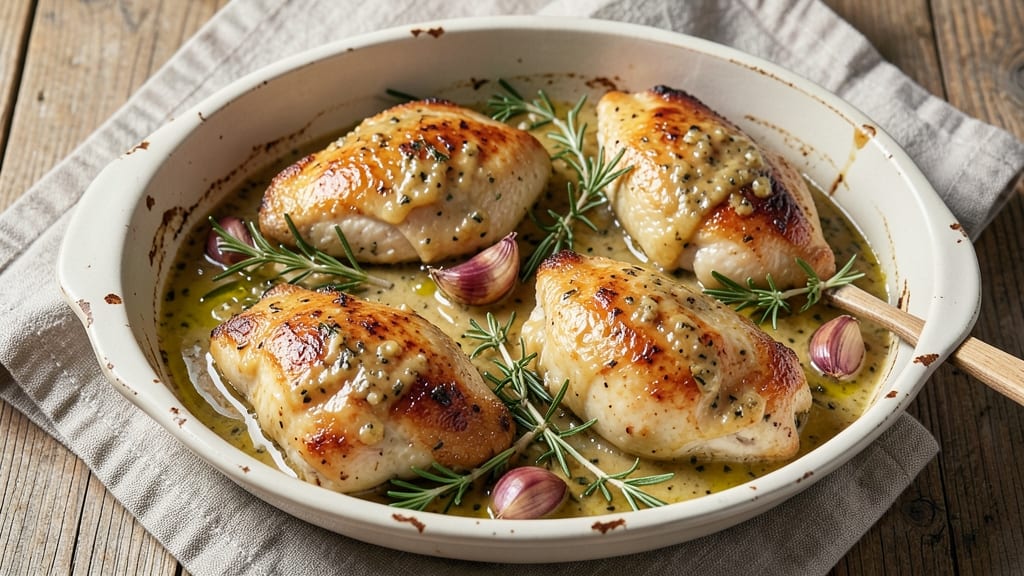 Mom's Butter Baked Chicken Recipe: Juicy Golden Bites With Herbed Crust