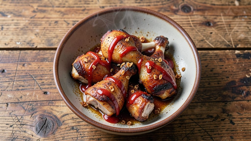 Oven Baked BBQ Chicken Leg Quarters Recipe: Smoky Crisp Skin, Juicy Meat in One Pan