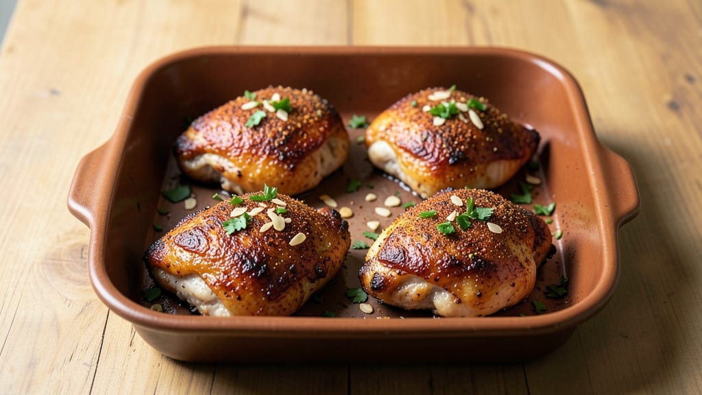 Oven Baked Chicken Quarters Recipe: Juicy Centers With Crispy Skin in One Pan
