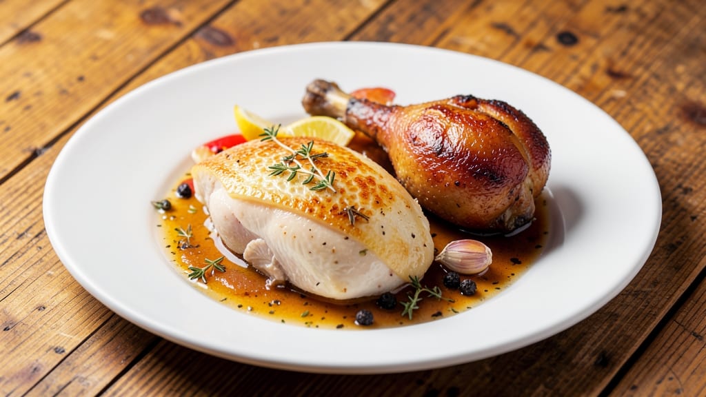 Poached Chicken Recipe: Silky Skin and Juicy Core in 30 Minutes