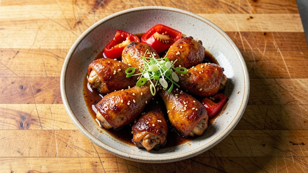 Teriyaki Chicken Drumsticks Recipe: Glazed Caramelized Crunch and Juicy Core