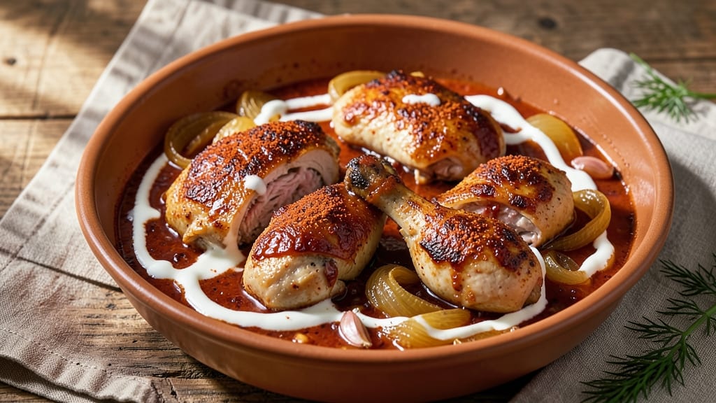 Traditional Hungarian Chicken Paprikash Recipe: Smoky Paprika and Sour Cream Harmony